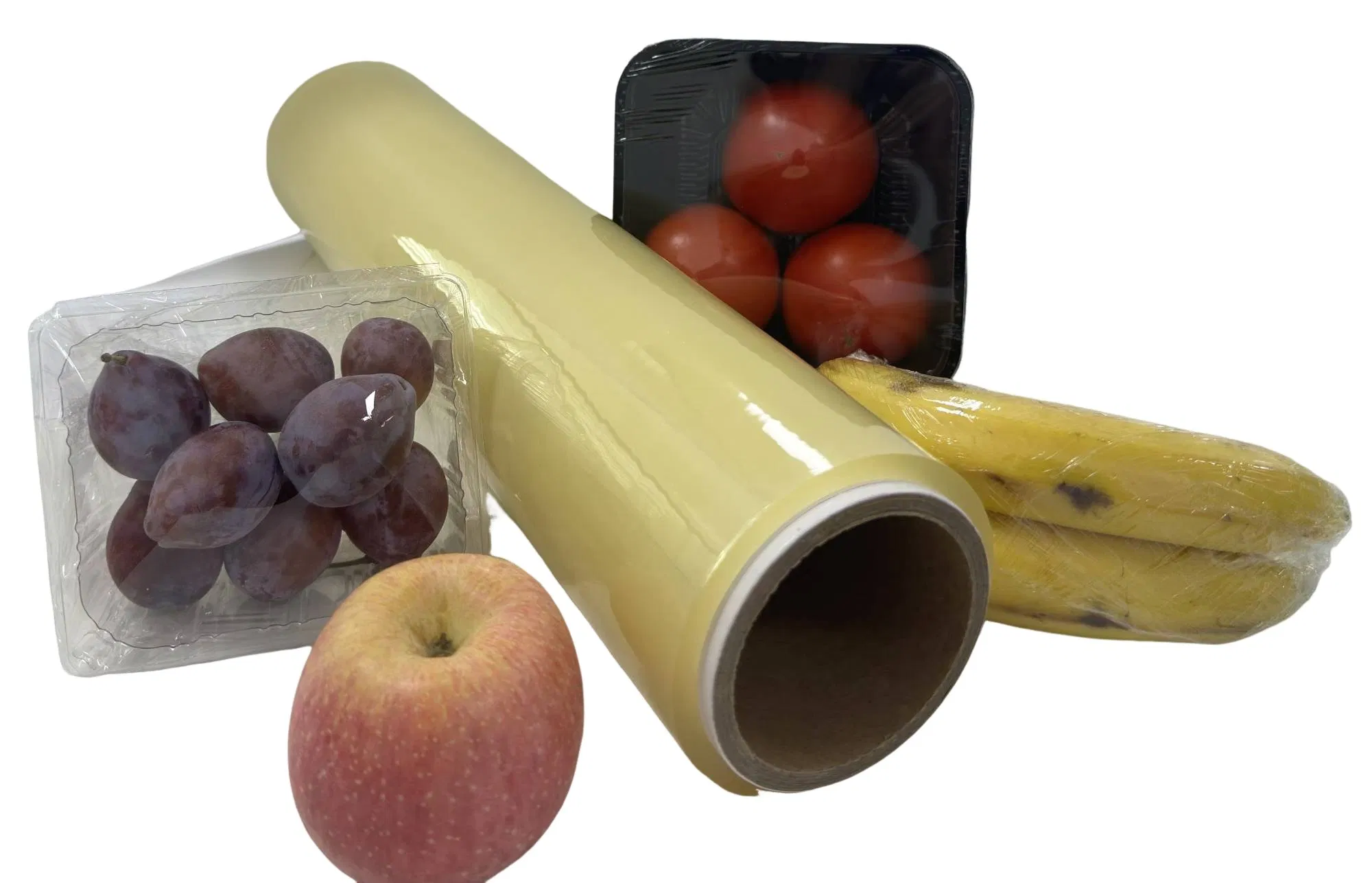 Customized Logo Food Grade Plastic Wrap Packing PVC Cling Film for Kitchen