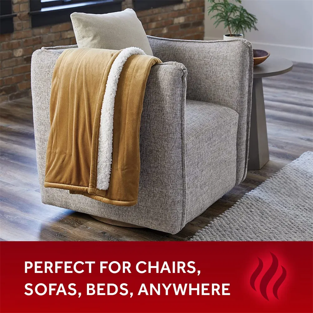 Single Electric Blanket with Overheating Protection Keeping You Comfortable and Warm