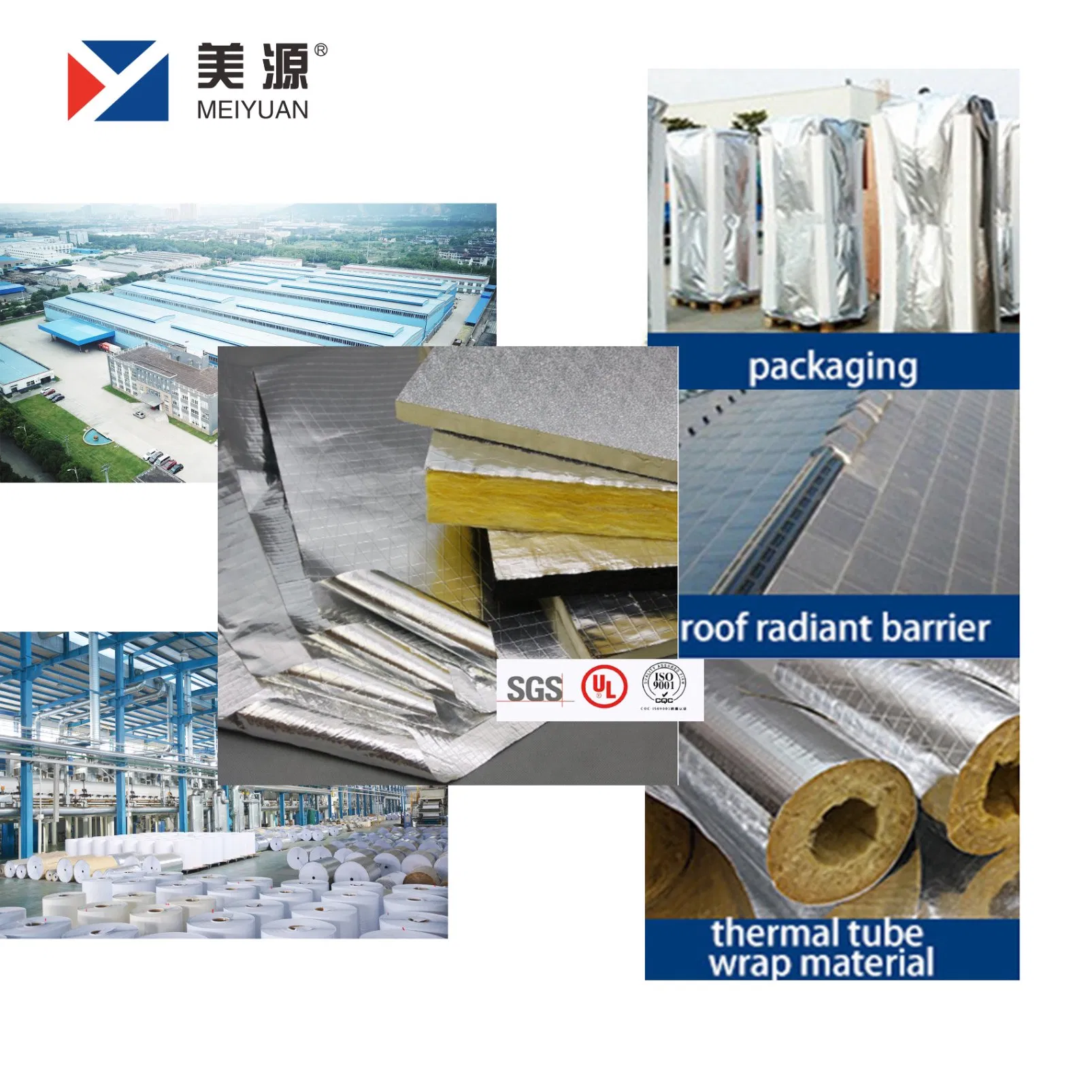 Light Duty Commercial Grade Double Sided Foil PE Weaven Insulation