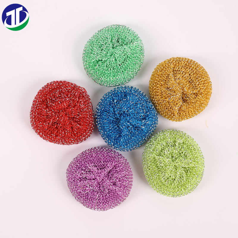 Kitchen Stainless Steel Wire Ball Brush for Dishes Pots Cleaning Scrubbers