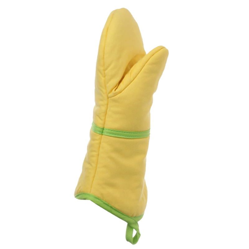 Esun Extra Thicken Long Kitchen Cotton Oven Glove for Cooking