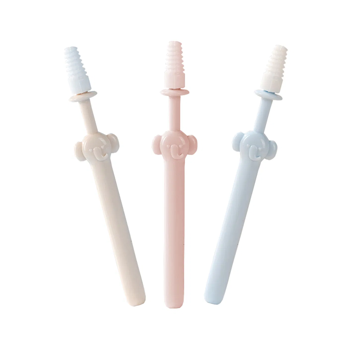 New Arrival Baby Nose Cleaning Wand Elephant 3PCS Booger Clean Stick Baby Nasal Clean