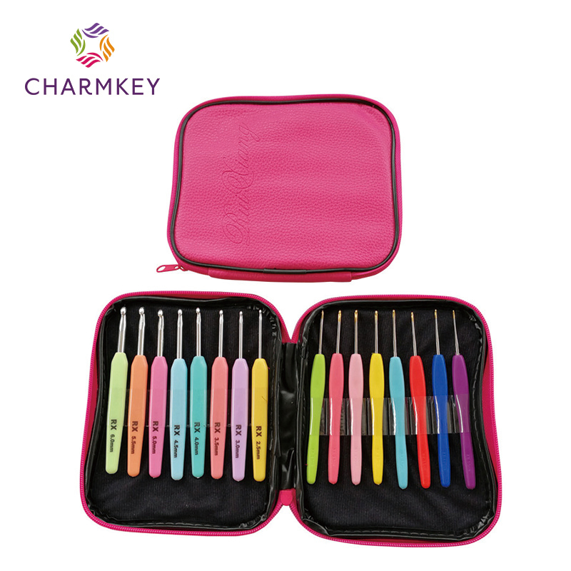 Alta Calidad Ganchillo Aluminio Colores Personalizado, Hot Selling High Quality Custom Colorful Aluminum Crochet Hook