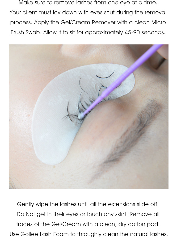 Factory Supply Star Speed Eyelash Extension 1kg Remover Cream