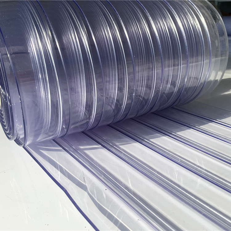 Ribbed PVC Strip Roll Plastic Ribbed Door Strip Curtain