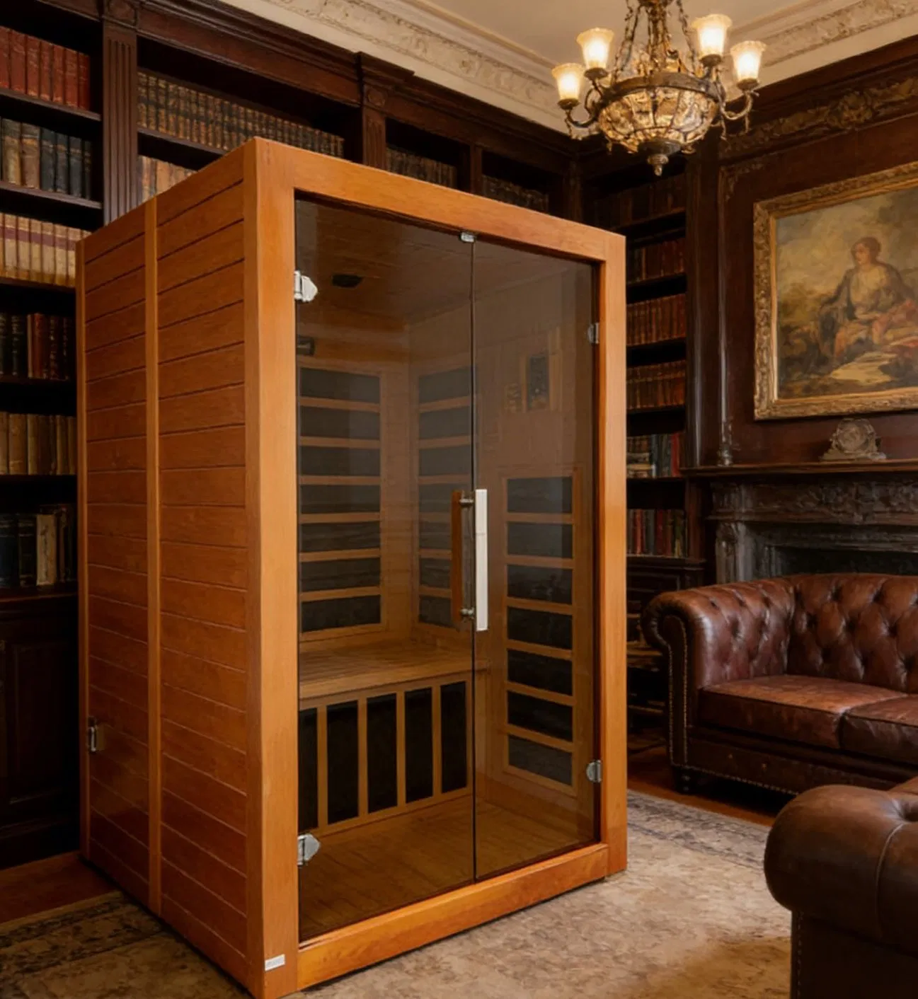 Инфракрасная сауна для двоих EV-004p из канадской тсуги