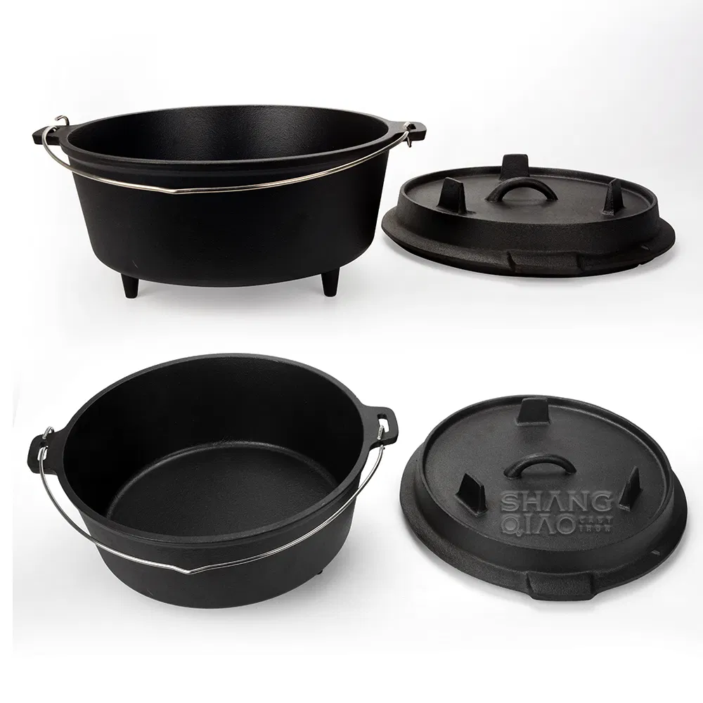 Чугунный казан для кемпинга 6 кварт с логотипом