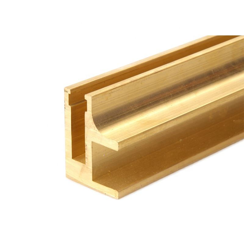 Custom Brass Extrusions Profile Extruding Service for Decoration
