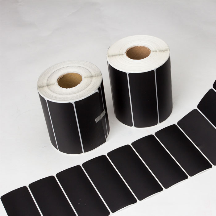 Black Color Product Printed Printing Adhesive Paper Sticker Label