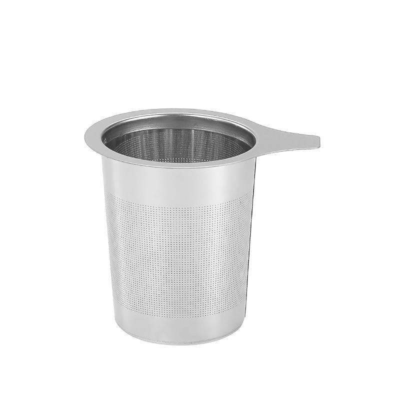 304 Stainless Steel Double Ear Tea Filter with Lid