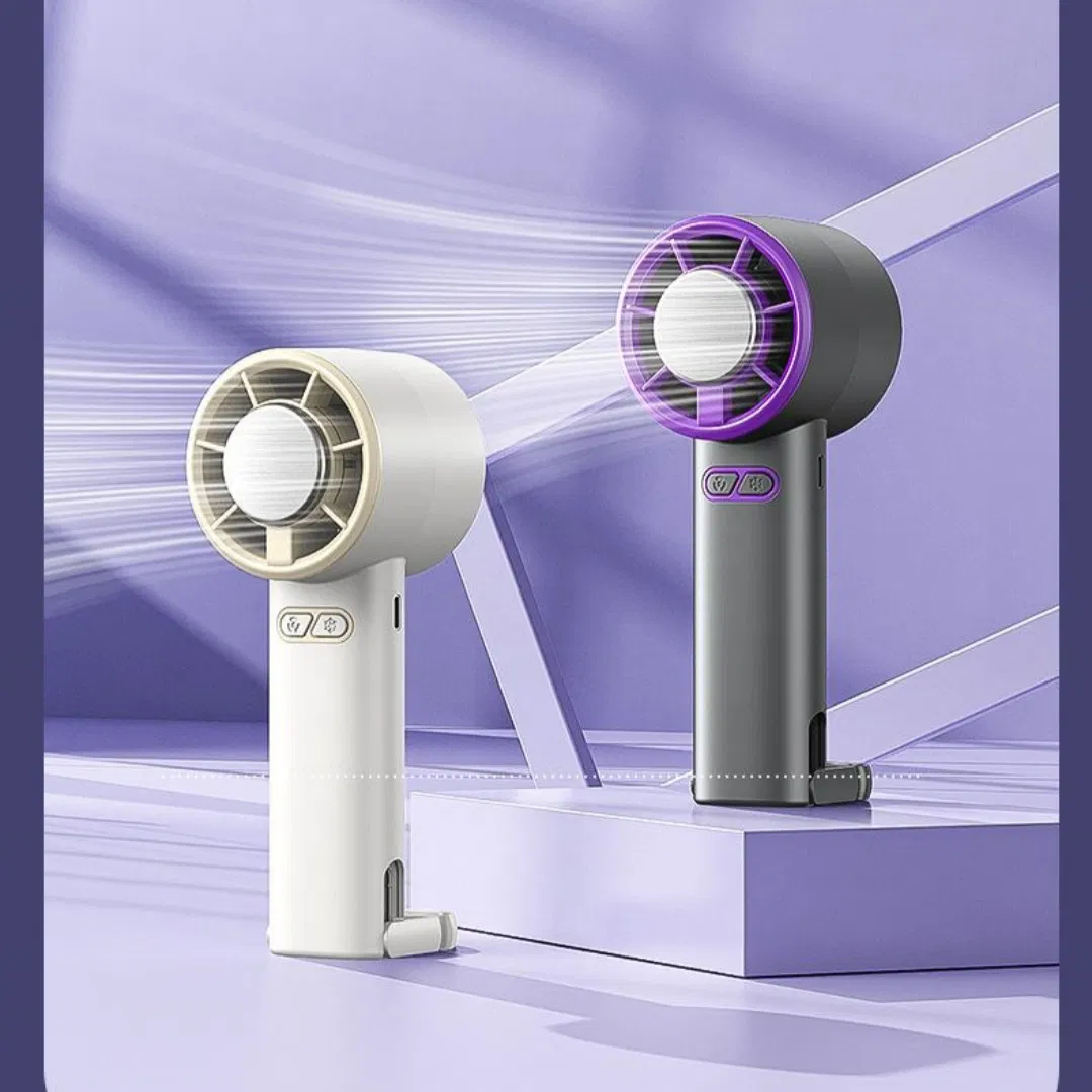 Adjustable Best Jet Exhaust Handheld Turbo Ice Compress Small USB Rechargeable Sports PC Ceiling Fan Rapid Cold Cooling Electric AC Portable Mini Fan for Travel