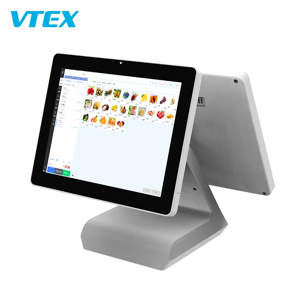 Touch Equipment Portable Business Software Dual Screen Cash Register Machine