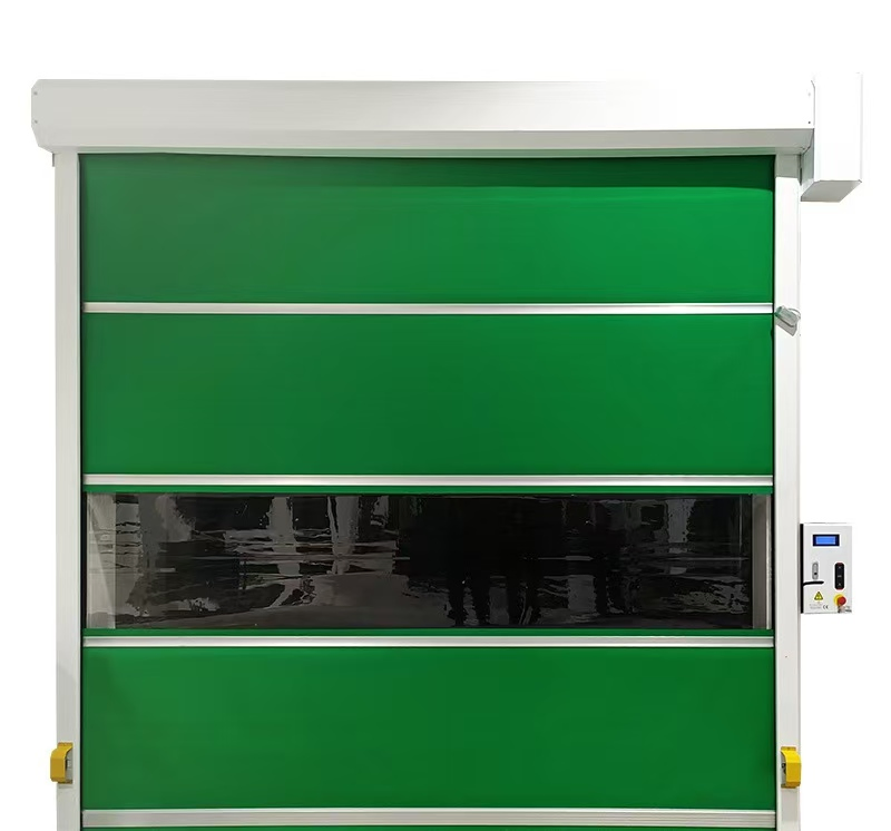 Fast Action High Speed Automatic Industrial Interior Roll up Security PVC Rolling Shutter Rapid Roller Shutter Door for Warehouse