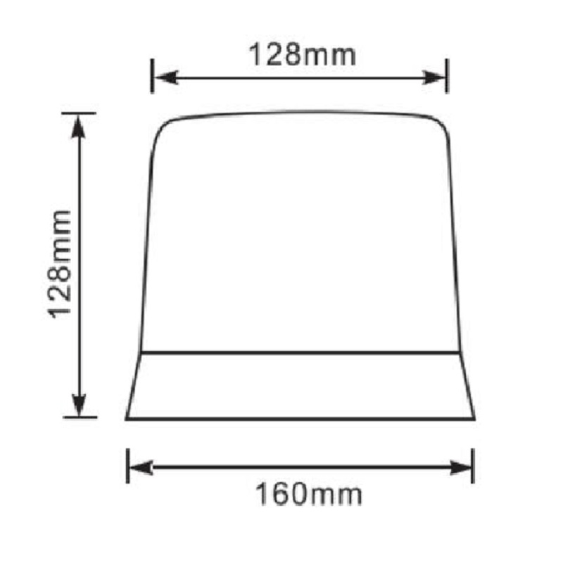 Магнитный вращающийся проблесковый маяк 12В/24В для авто