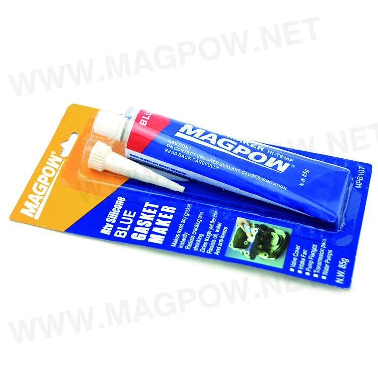 High Temperature Waterproof Fireproof Blue RTV Silicone Sealant Gasket Maker Adhesive