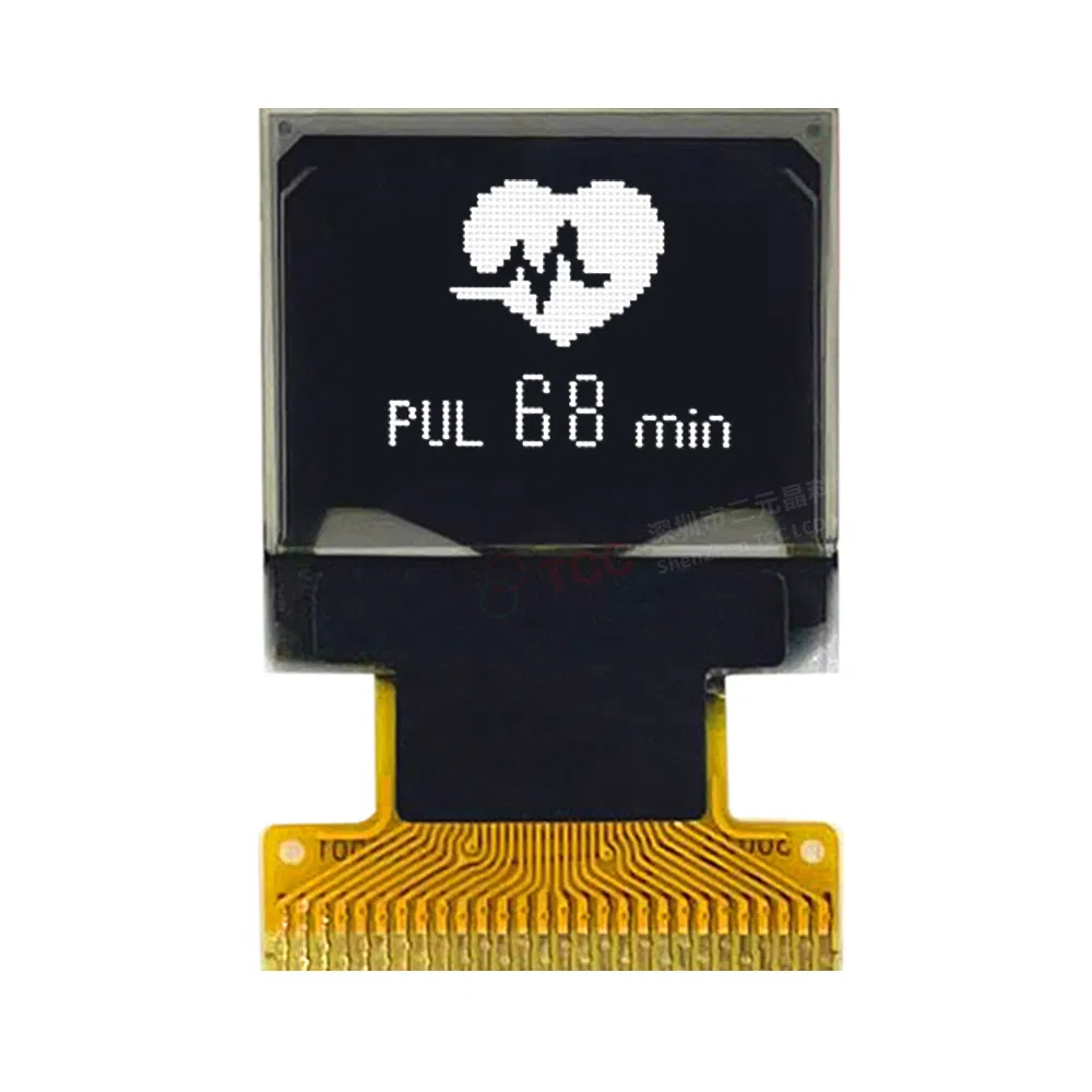 OLED-дисплей 0.66 дюйма 64x48 белый, SSD1306