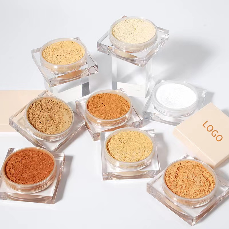 8 Colors Setting Powder Matte Finish Loose Powder Private Label