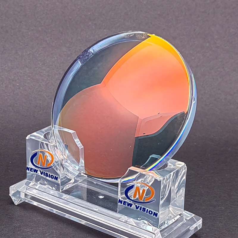 Semi-Finished Poiycarbonate Photochromic Lenses 1.591 PC Pgx Mirror Red Optical Eyewear Lens