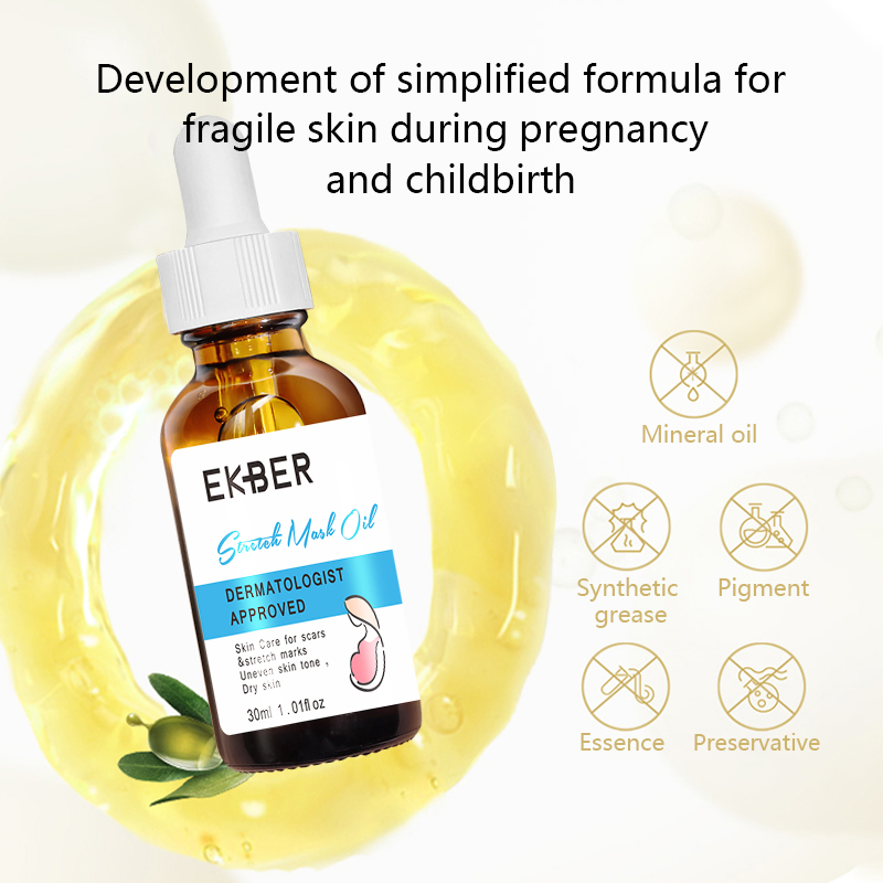 Private Label Natural Organic Fresh Extract Repairing Stretch Marks Skin Care Stretch Mark Oil