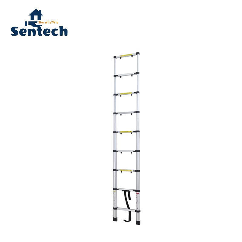 Industrial Telescopic Ladder Manufacturers Aluminum Materials 9 Steps