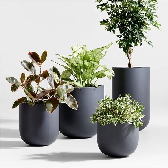 Gfrc Planters Manufacturer Customized Shape Garden Pottery Grc Concrete Urn