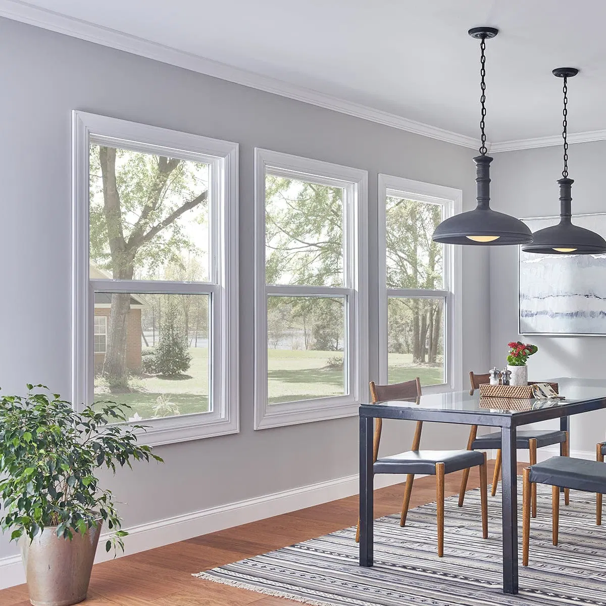 OEM Single Hung Impact Windows Top Sash of Single Hung Window