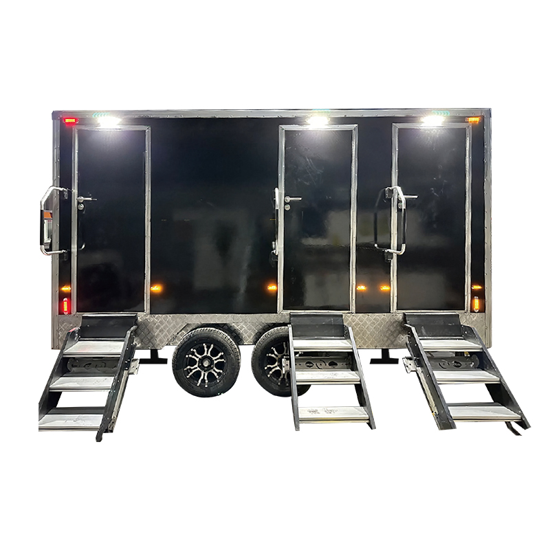 Hygienic and Efficient Multifunctional Toilet Trailer with Easy Cleaning Features