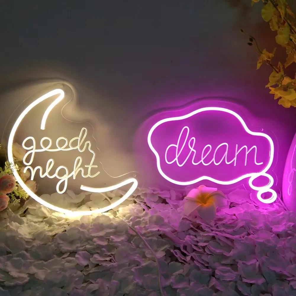 New Style Neon Carve Signs Personalized Custom Acrylic Wall Hanging LED Lights Business Room Ice Cream Shop Decor