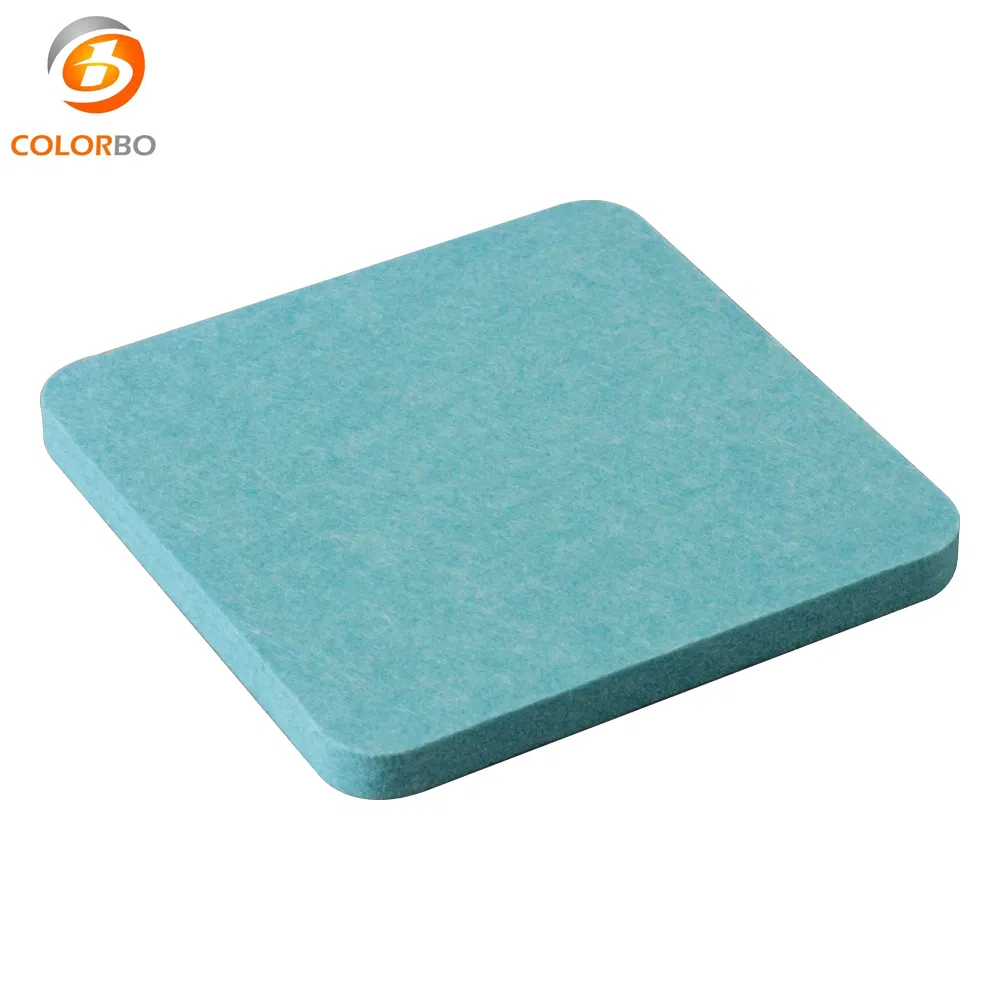 Decorative Material Sound Insulation Board CBH35 Canal Blue PET 12MM MD Panel