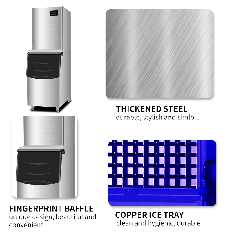 High Quality High Production Commercial Crystal &Cube 380kg Ice Maker Machine
