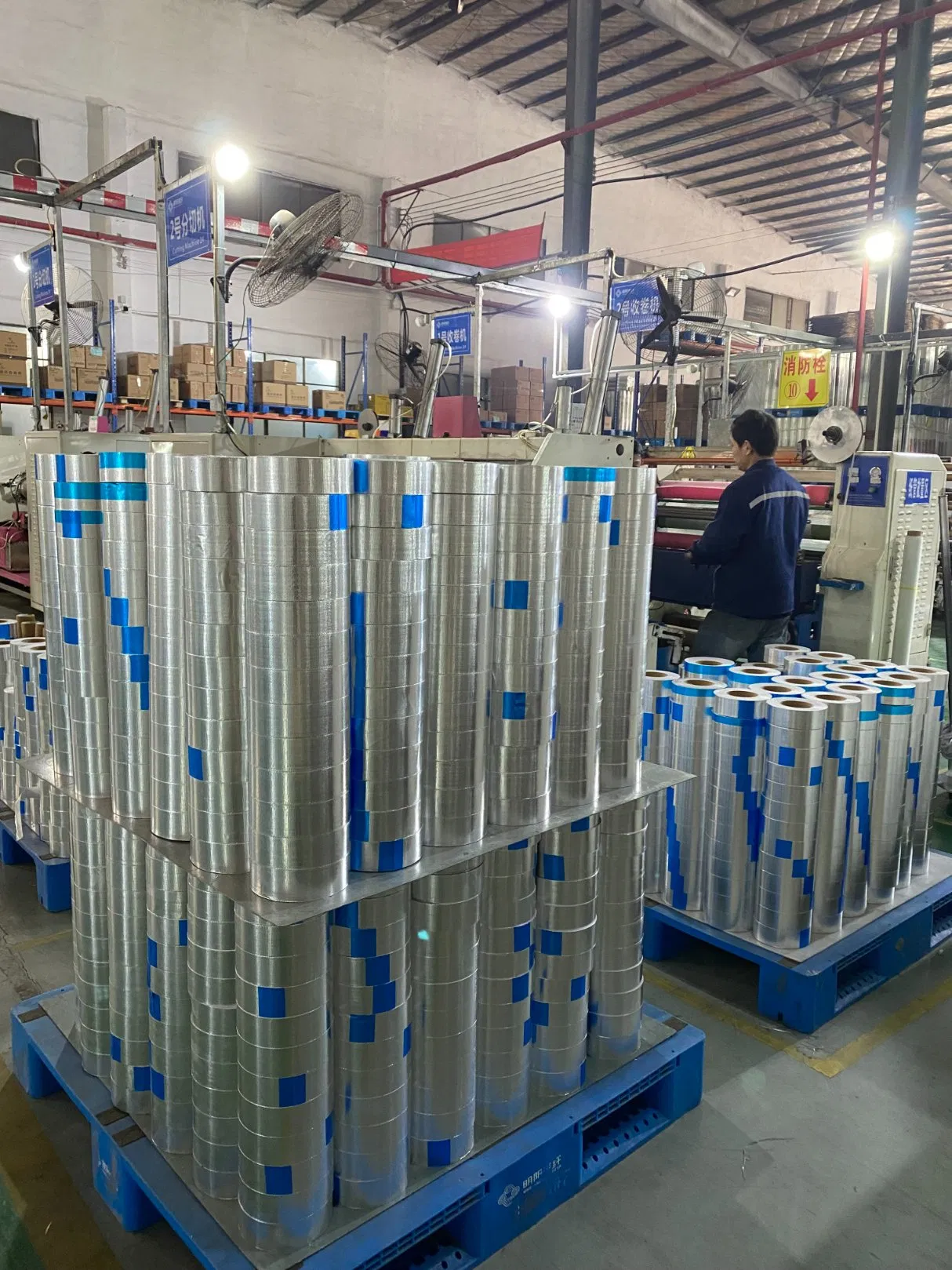 Plain Woven Thermal Resistant Heat Reflective Thin Light Weigt Aluminium Foil Laminated Fiberglass Cloth
