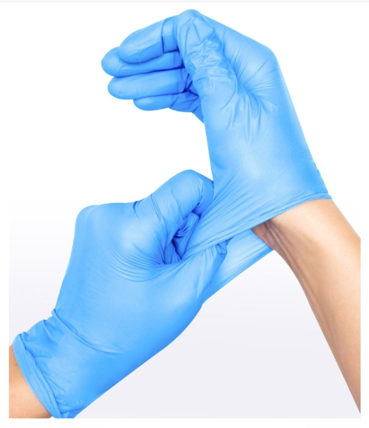 Powder-Free Nitrile Exam Gloves, Different Size, Box/100