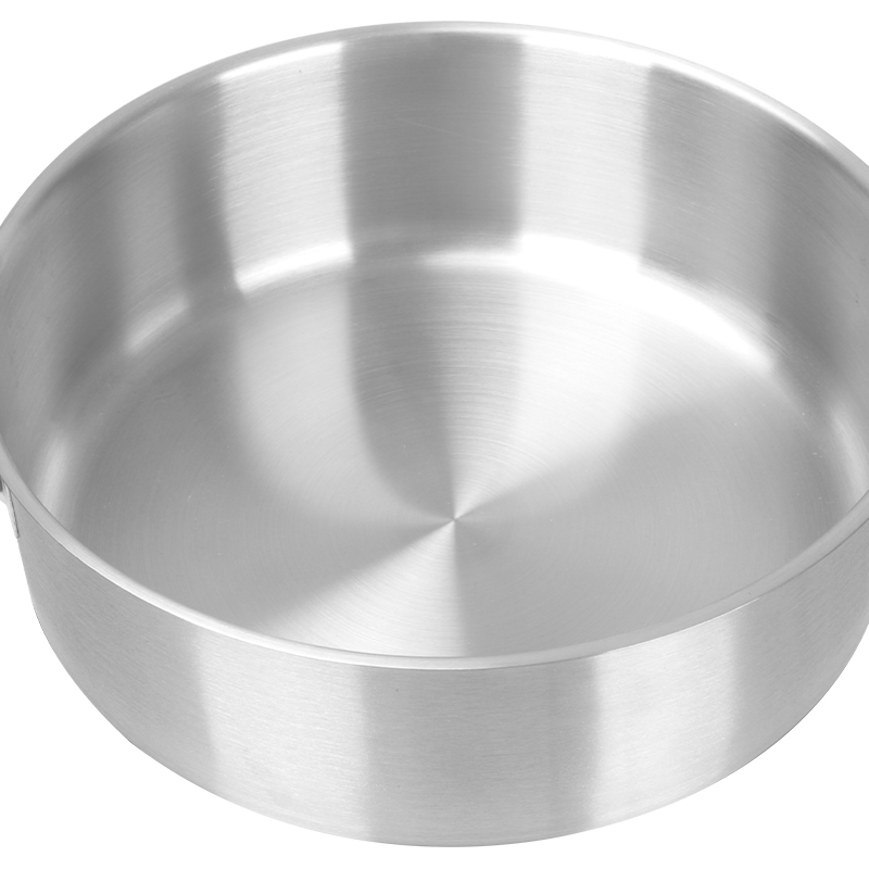 Professional Quality Wide Base Stainless Steel Compound Bottom Braiser