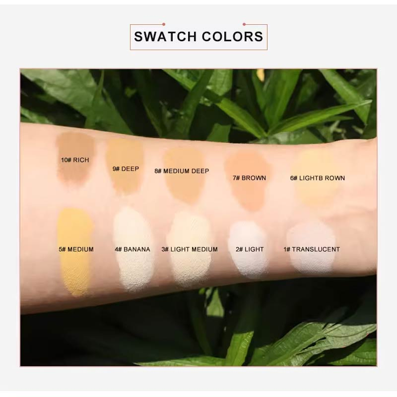 Ditong Color-Correcting Flawless Skin Vegan Loose Powder Matte Face Setting Powder