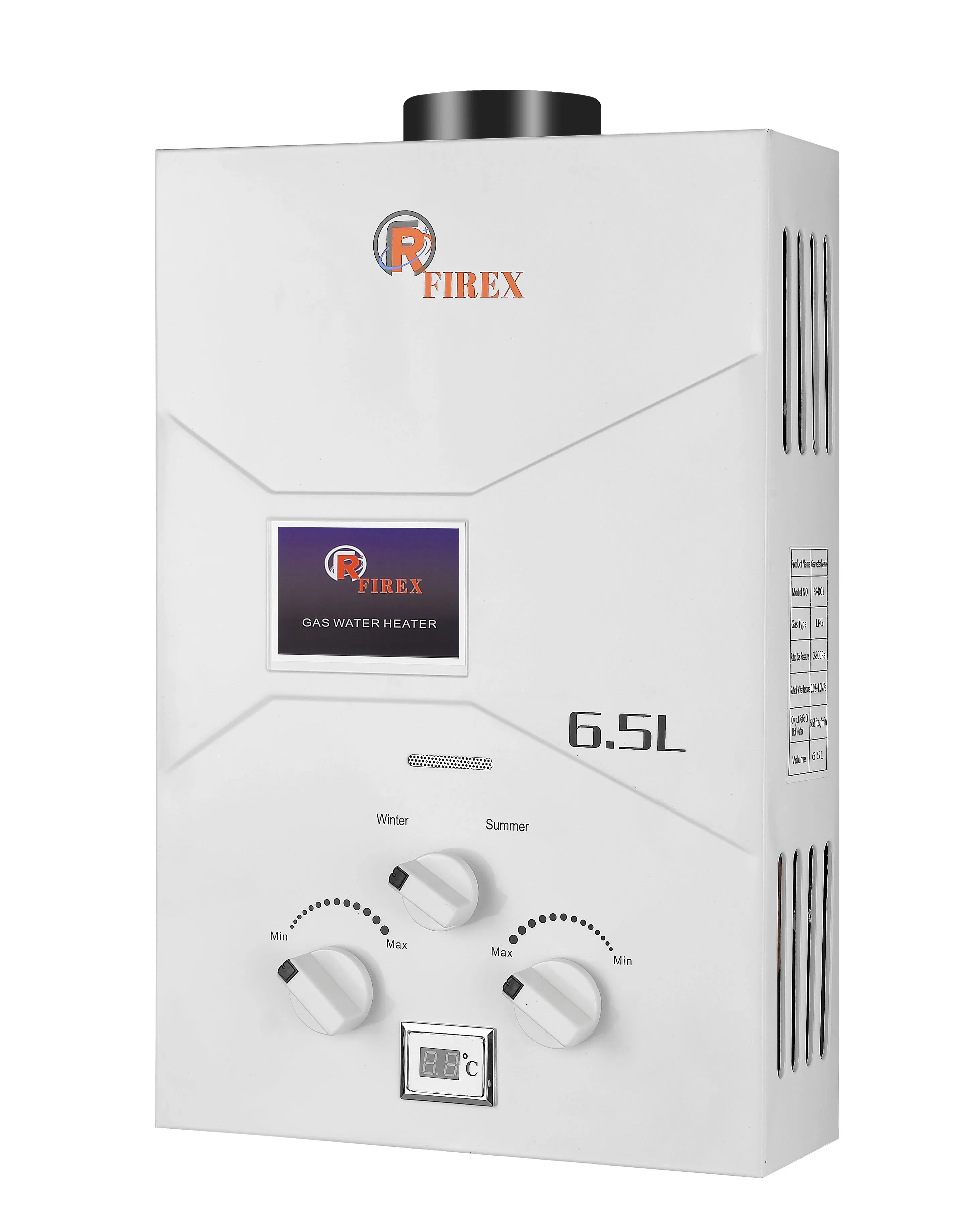 Проточный газовый водонагреватель 12л для дома