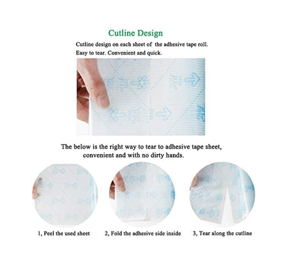 Lint Roller Sticky Roller Pet Hair Roller Sticky Mop with Extendable Handle