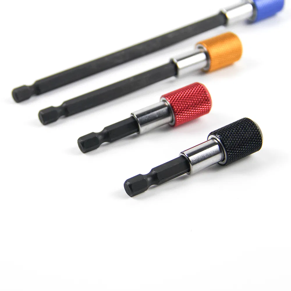Black Magnetic Hexagon Screwdriver Bit S2 Steel 1/4 Inch Hex Shank Screw Drivers Magnetic Screwdriver Head Set