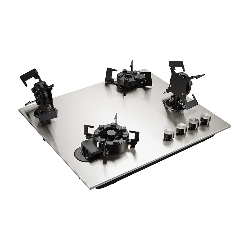 The Premium 4-Burner Gas Stove Provides Custom Panels with Adjustable Flames and Safety Certifications as a Key Home Appliance