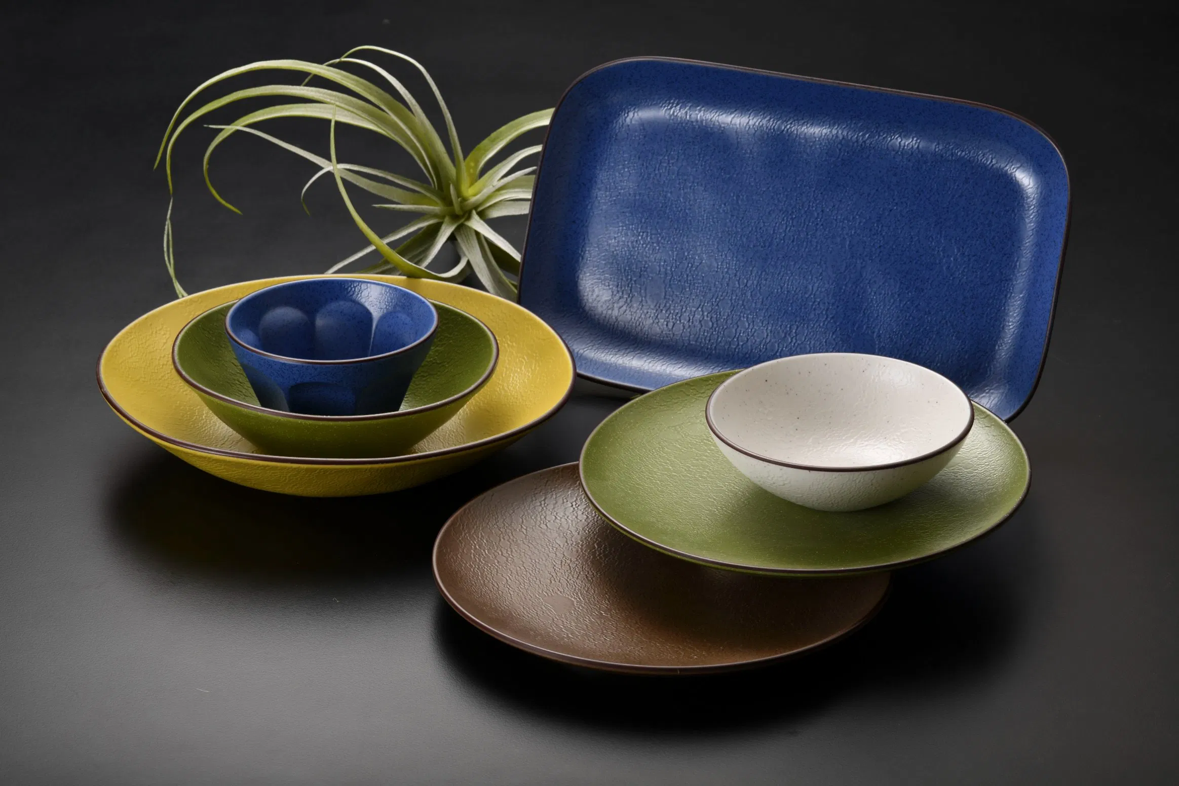 Newly Launch Melamine Durable Custom Color Round Serving Dinner Plate