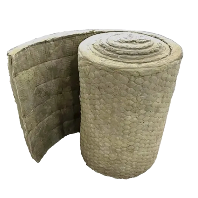 Steam Pipeline Thermal Insulation Rock Wool with Galvanized Mesh