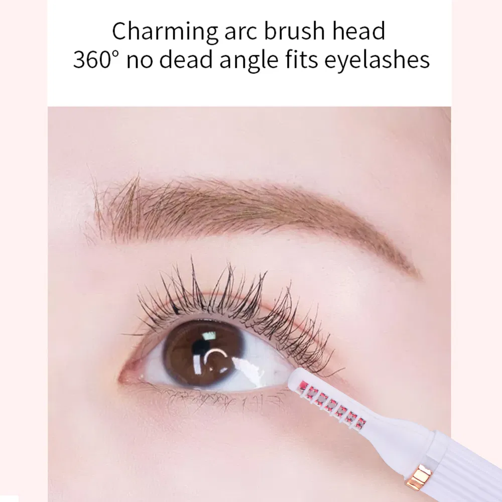 Portable Battery Operated ABS Electric Lady Eyelash Curler
