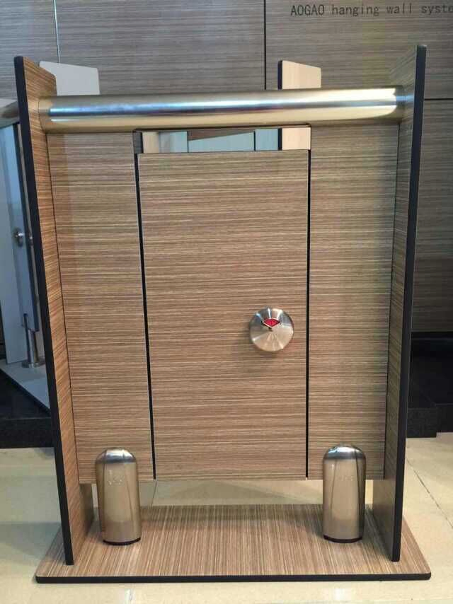 Elegant Round Lock Toilet Partition Door Indicator Lock