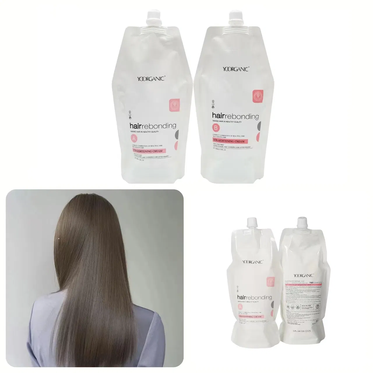 OEM Private Label Organic Smoothing Straightening Permanent Best Product for Hair Rebonding Perm Cream