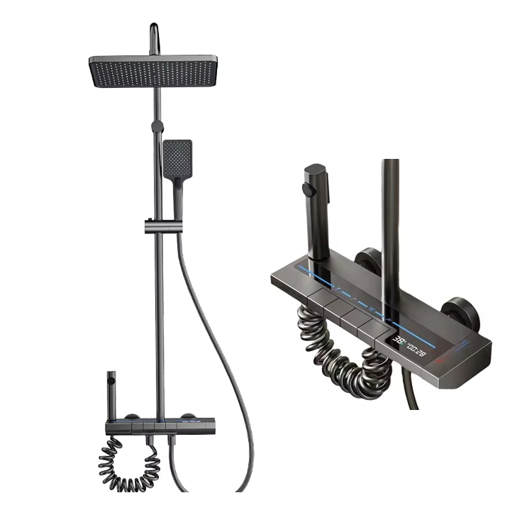 Shower Manufacturer Bathroom Shower LED Digital Display Sets