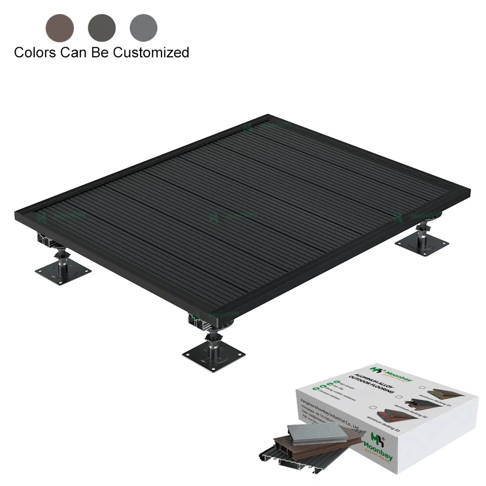 High Grade Extruded Weather-Resistant Anti-Corrosion Aluminum Alloy Decking