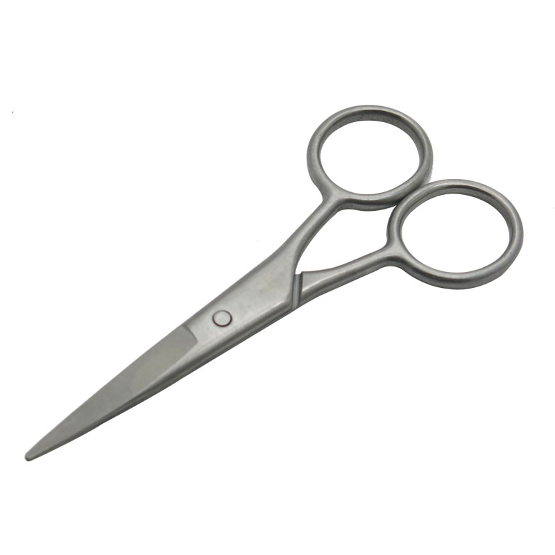 3.5mm Thickness 4inch S/S Beauty Eyebrow & Nose Hair Manicure Cuticle Nail Scissors Q