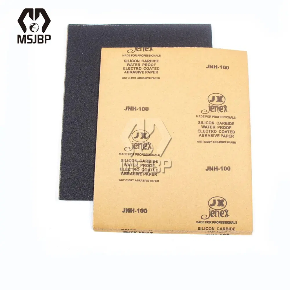 Jx Jenex P60 Black Silicon Carbide Waterproof Sandpaper