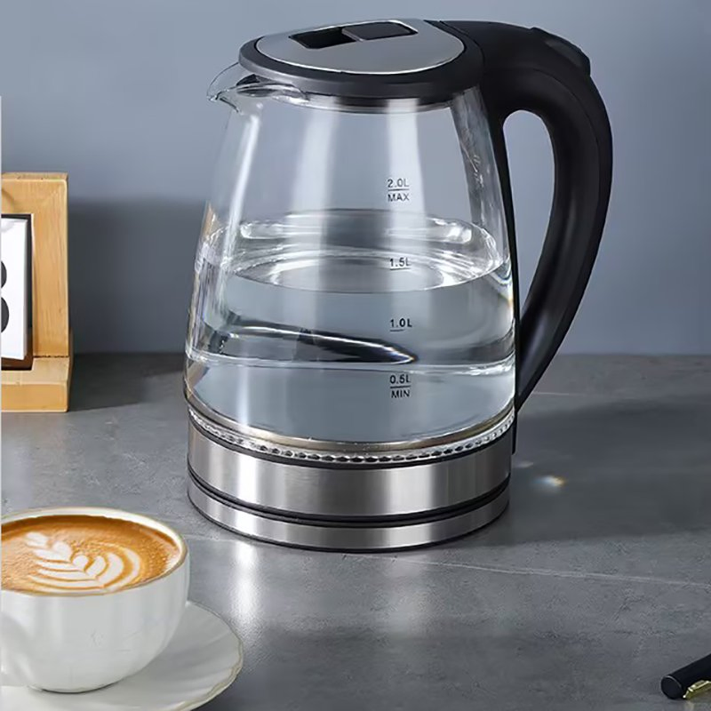 Factory Wholesale Electric Cordless Glass Kettle