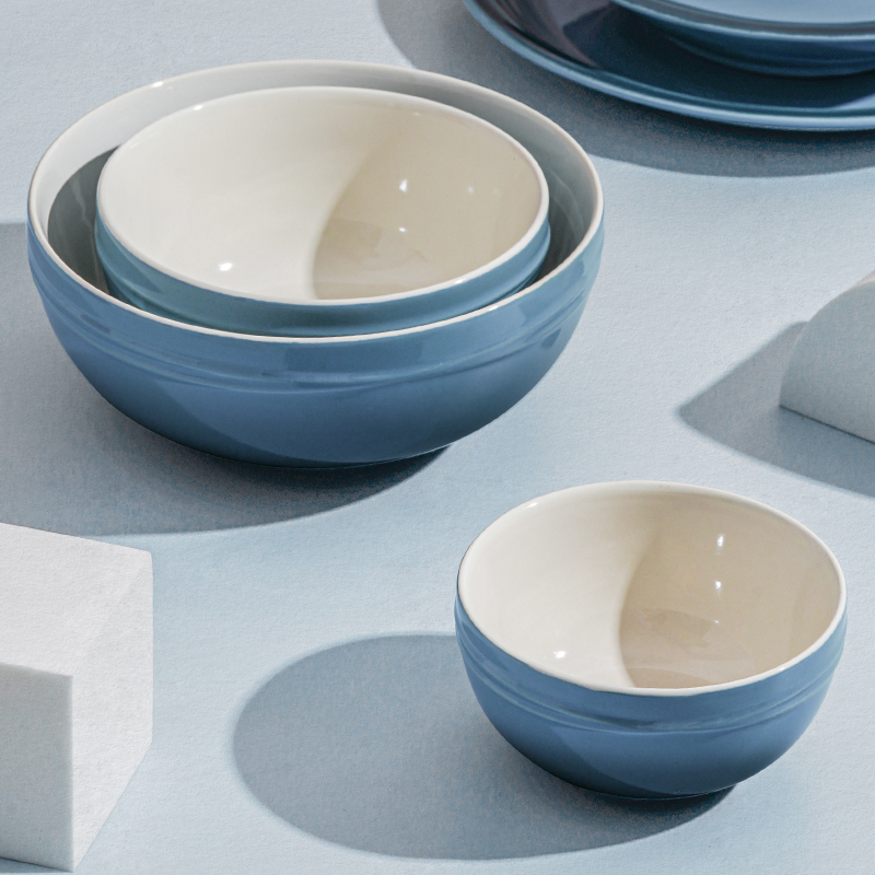 Food Grade Porcelain Rice Salad Bowl Gift-Giving Ceramic Dinnerware Set