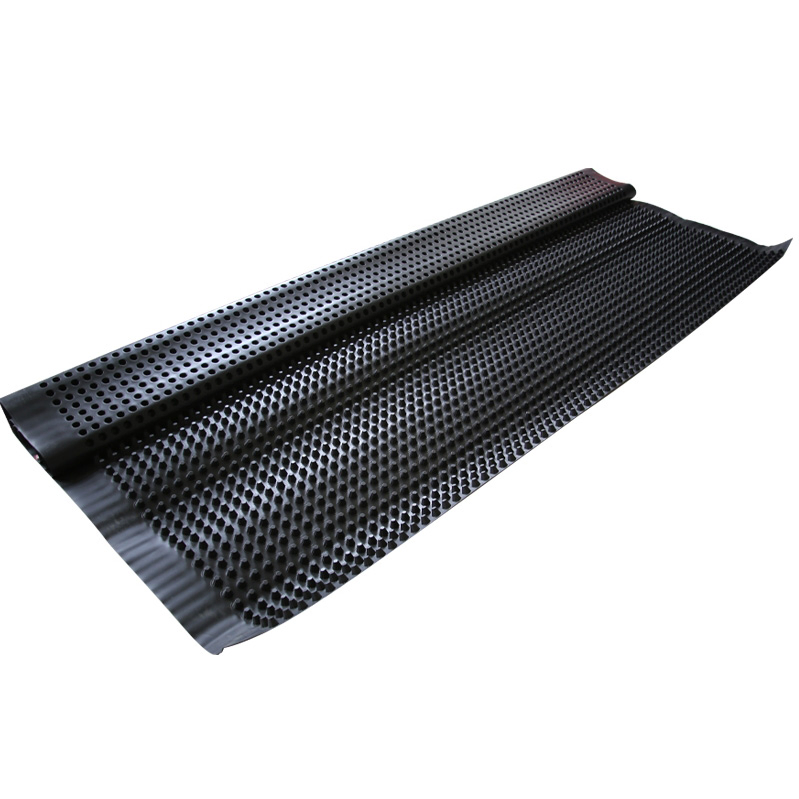 HDPE Black Dimple Drainage Board Plastic Composite Cell Mat Board for Green Roof